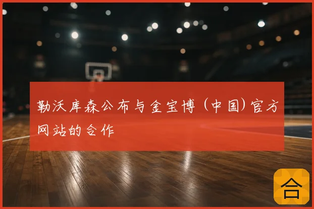 勒沃库森公布与金宝博 (中国)官方网站的合作